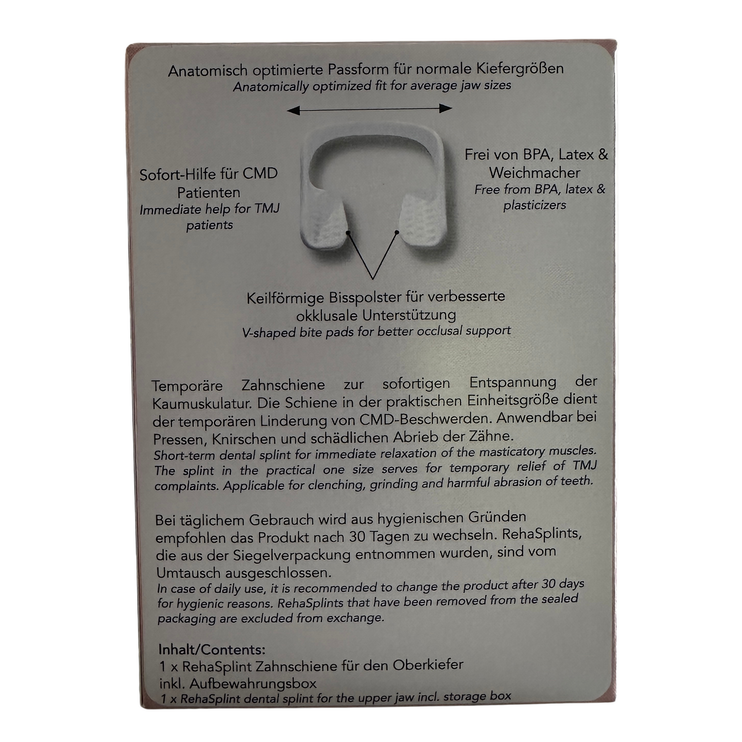 RehaSplint Knirschschiene CMD - SOFT
